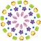 JPSOR 900pcs Craft Gemstone Acrylic Flatback Rhinestones Jewels for Crafting Embellishments Gems, 9 Shapes, 6-13mm